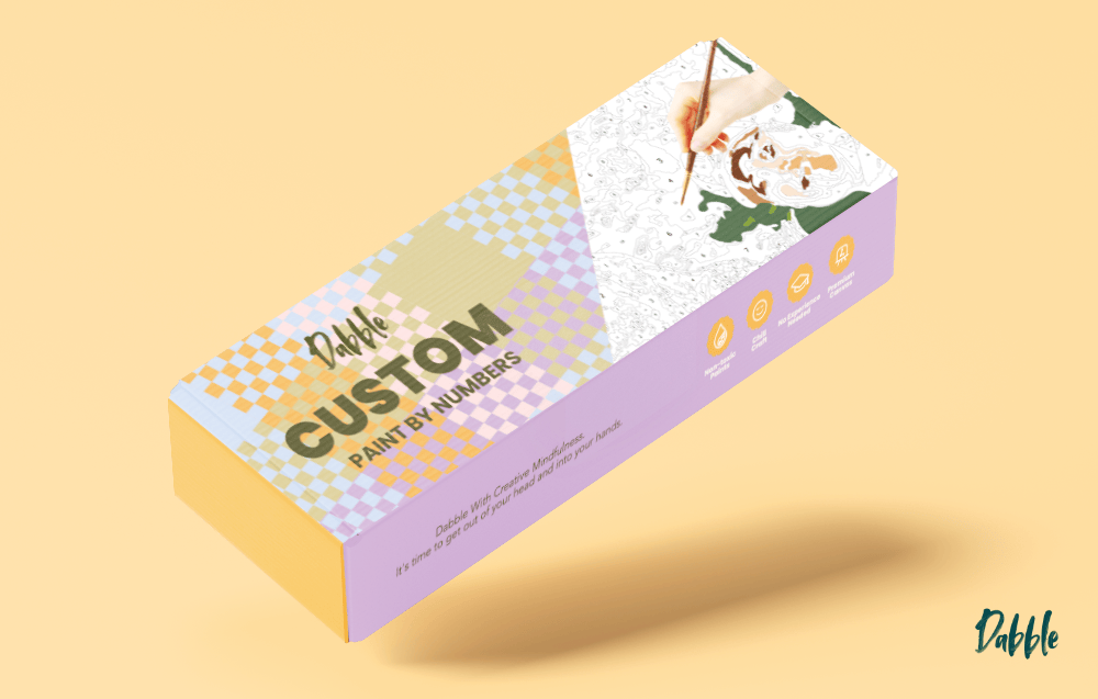Design de Embalagem – Paint by Numbers – Dabble